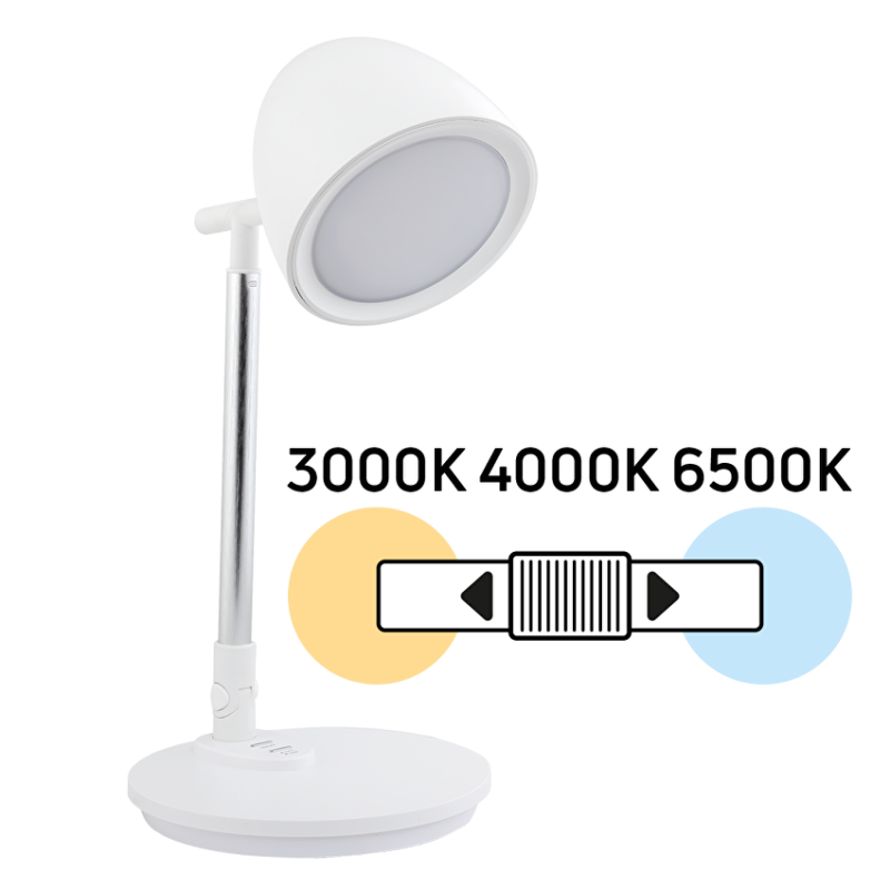 LED димираща настолна лампа 8W, 3000K/4000K/6500K, 220-240V AC LED димираща настолна лампа 8W, 3000K/4000K/6500K, 220-240V AC LED осветление