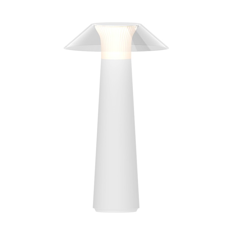 LED димираща презареждаема настолна лампа 1.6W, 3000K, IP44, бяла LED осветление