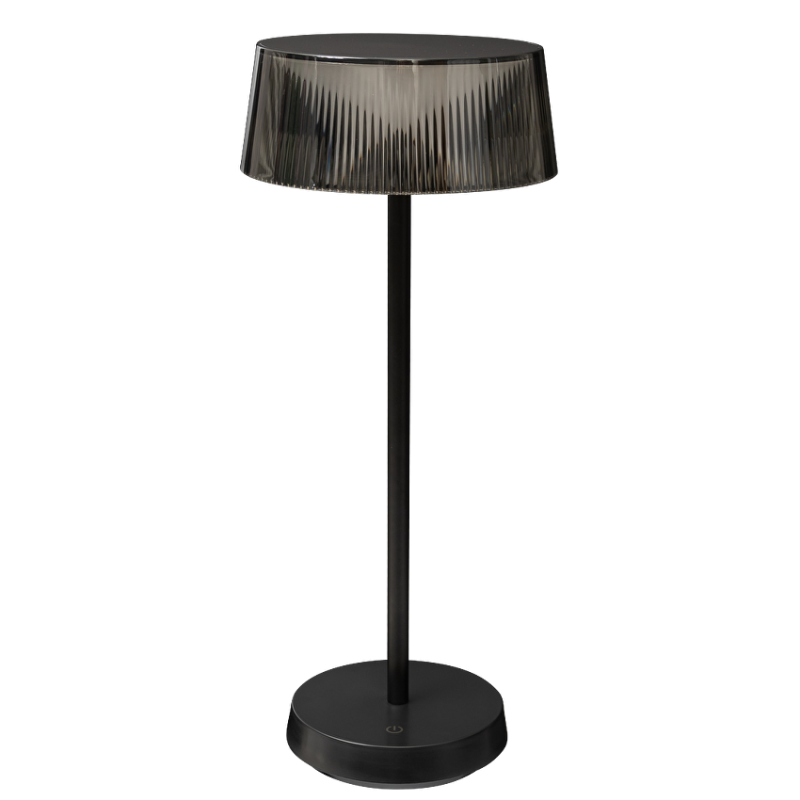 LED димираща презареждаема настолна лампа 2.3W, 3000K, IP44, черна LED димираща презареждаема настолна лампа 2.3W, 3000K, IP44, черна LED осветление