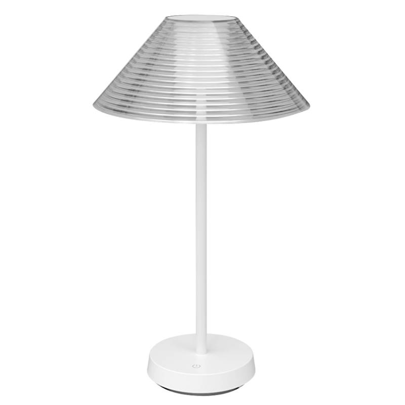 LED димираща презареждаема настолна лампа 1.5W, 3000K, IP44, бяла LED осветление