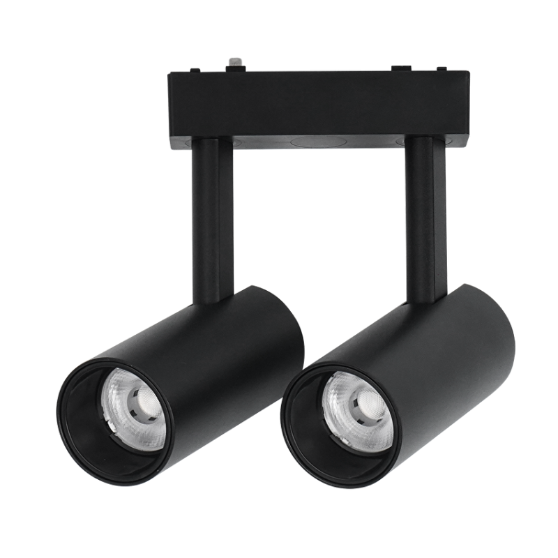 LED магнитен smart спот, двоен, 2x10W, CCT, 48V DC LED осветление