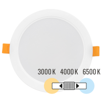 LED панел за вграждане, кръг, влагозащитен 12W, 3000K/4000K/6500K, 220-240V AC, IP54 LED панели