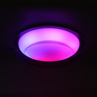 LED димираща ССТ+RGB плафониера с дистанционно управление, опушен кварц, 28W+5W, 3000K-6000К+RGB LED димираща ССТ+RGB плафониера с дистанционно управление, опушен кварц, 28W+5W, 3000K-6000К+RGB LED осветление