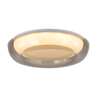 LED димираща ССТ плафониера с дистанционно управление, опушен кварц, max.72W, 3000K-6000К LED осветление