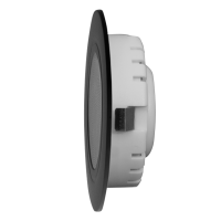 Мини LED луна за вграждане 4W, 4200K, 220-240V AC, IP44, черна LED осветление