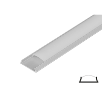 Алуминиев профил за LED лента, гъвкав, 2м LED ленти профили и аксесоари