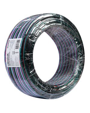 RGBW плосък кабел 5 x 0.5 mm², 50м/ролка LED ленти профили и аксесоари