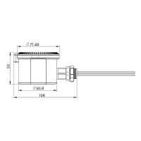Микровълнов димиращ сензор 1-10V DC, 360°, IP65, 10m LED осветление