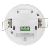 Микровълнов cензор за присъствие и движение за вграждане, 360°, 1200W/600W, 4m, IP54 LED осветление