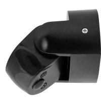 PIR сензор за движение за открит монтаж с черна леща, 2xPIR, 180°/360°, 9m, IP65, черен LED осветление