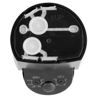 PIR сензор за движение за открит монтаж с черна леща, 2xPIR, 180°/360°, 9m, IP65, черен LED осветление