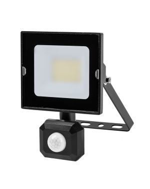 LED SLIM прожектор с датчик за движение 20W, 4000K, 220-240V AC, IP44 LED осветление