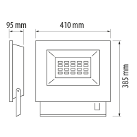 Професионален LED прожектор 150W, 5000K, 220V-240V AC, IP65 LED осветление