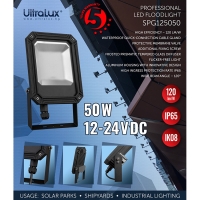 Професионален LED прожектор 50W, 5000K, 12-24V DC, IP65 LED осветление