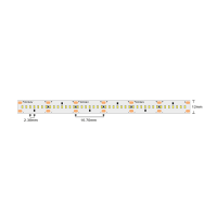 Професионална LED лента 22W/m, 2700K, 24V DC, 420LEDs/m, SMD2110 LED ленти профили и аксесоари