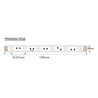 Професионална LED лента 14.4W/m, RGB, 24V DC, 60LEDs/m, SMD4040, IP67 LED ленти профили и аксесоари