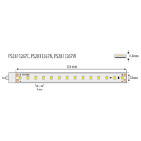 Професионална LED лента със стабилизатор на ток 7.5W/m, 2700K, 48VDC, 112LEDs/m, SMD2835, 10m, IP67 LED ленти профили и аксесоари