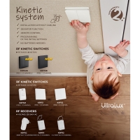 RF кинетичен едноканален ключ, IP65 RF кинетичен едноканален ключ, IP65 LED ленти профили и аксесоари