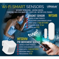 Wi-Fi SMART PIR сензор за открит монтаж 110°, 6m, IP20 LED ленти профили и аксесоари