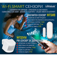 Wi-Fi SMART сензор за врати и прозорци Wi-Fi SMART сензор за врати и прозорци LED ленти профили и аксесоари