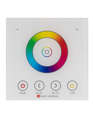 Smart 2.4G RF TOUCH панел за стена за RGB и RGBW LED осветление, 1 зона LED ленти профили и аксесоари