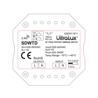 RF TRIAC димиращ ключ за стена 350VA, 1.5A, 220-240V AC LED ленти профили и аксесоари