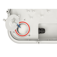 LED влагозащитена плафониера, 14W, 4500К, IP66 LED влагозащитена плафониера, 14W, 4500К, IP66 LED осветление