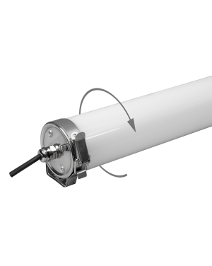 LED цилиндрично осветително тяло 40W, 4000K, 220V-240V AC, IP69K, IK10 LED осветление