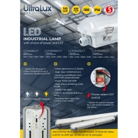 LED индустриално осветително тяло CCT PC, 1.50м, 33W max, 220V-240V AC, IP66 LED индустриално осветително тяло CCT PC, 1.50м, 33W max, 220V-240V AC, IP66 LED осветление