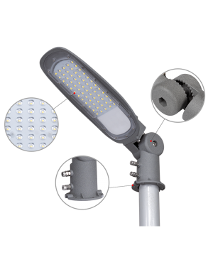 LED тяло за улично осветление ∅60, 60W, 4000K, 220V-240V AC, 150°х90°, SMD2835, IP66 LED осветление