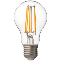 LED filament лампа крушка, димираща, 8W, E27, 4200K, 220-240V AC, неутрална светлина LED крушки