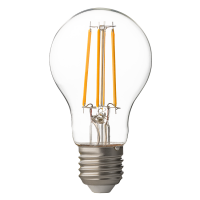 LED filament лампа крушка, димираща, 8W, E27, 2700K, 220-240V AC, топла светлина LED крушки
