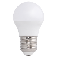 LED лампа топка 5W, E27, 4000K, 220-240V AC, неутрална светлина LED крушки