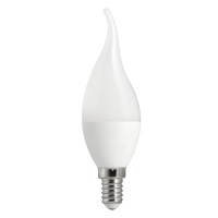 LED лампа пламък 5W, E14, 3000K, 220-240V AC, топла светлина LED крушки