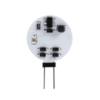 LED лампа 1.5W, G4, 3000K, 12V DC, топла светлина, SMD2835, 1 бр. / блистер LED крушки