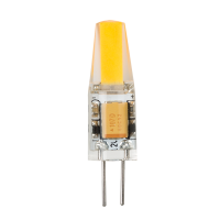 LED лампа 1.5W, G4, 3000K, 12 V DC, топла светлина, COB, 1 бр. / блистер LED крушки