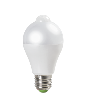 LED лампа крушка със сензор за движение и осветеност 6W, E27, 220-240V AC, неутрална светлина LED крушки