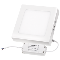 LED панел за открит монтаж, квадрат, 18W, 2700K, 220-240V AC, топла светлина LED панели