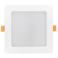 LED панел за вграждане, квадрат, 12W, 4000K, 220-240V AC, неутрална светлина LED панели