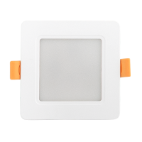 LED панел за вграждане, квадрат, 5W, 4000K, 220-240V AC, неутрална светлина LED панели