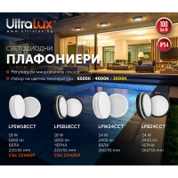 LED влагозащитена плафониера с микровълнов сензор за движение, черна, 18W, 3000K/4000K/6500K, 220V-240V AC, IP54 LED влагозащитена плафониера с микровълнов сензор за движение, черна, 18W, 3000K/4000K/6500K, 220V-240V AC, IP54 LED осветление