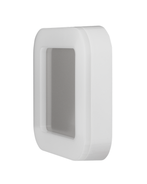 LED водоустойчива плафониера квадрат, бяла, 24W, 4000K, 220-240V AC, неутрална светлина, IP65 LED осветление