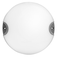 LED плафониера кръг, сива, 11W, 4000K, IP54 LED осветление
