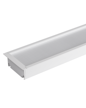 LED линейно осветително тяло за вграждане, бяло, 1,2м, 40W, 4200K, 220-240VAC, IP20 LED осветление