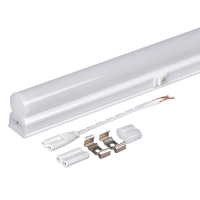 LED линейно осветително тяло Т5 с ключ, 4W, 4200К, 220-2240V AC, IP20, неутрална светлина LED осветление