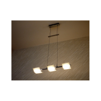 LED осветително тяло, висящо 15W, 2700K, хром, IP20 LED осветление