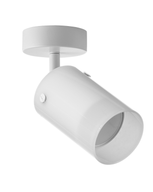 Тяло за таван, стъклено, GU10, 220-240V AC, IP20, бяло LED осветление