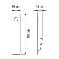 LED тяло за стена с индиректна светлина, 5W, 4200K, 220-240V АC, бяло LED тяло за стена с индиректна светлина, 5W, 4200K, 220-240V АC, бяло LED осветление