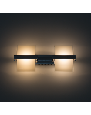 LED осветително тяло аплик за стена 10W, 2700K, хром, IP20 LED осветление