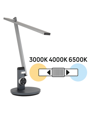 LED димираща настолна лампа 12W, 3000K/4000K/6500K, 220-240V AC LED осветление